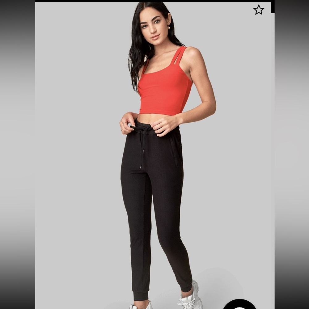 Wolven Threads Onyx Eco joggers yoga black eco friendly pants
